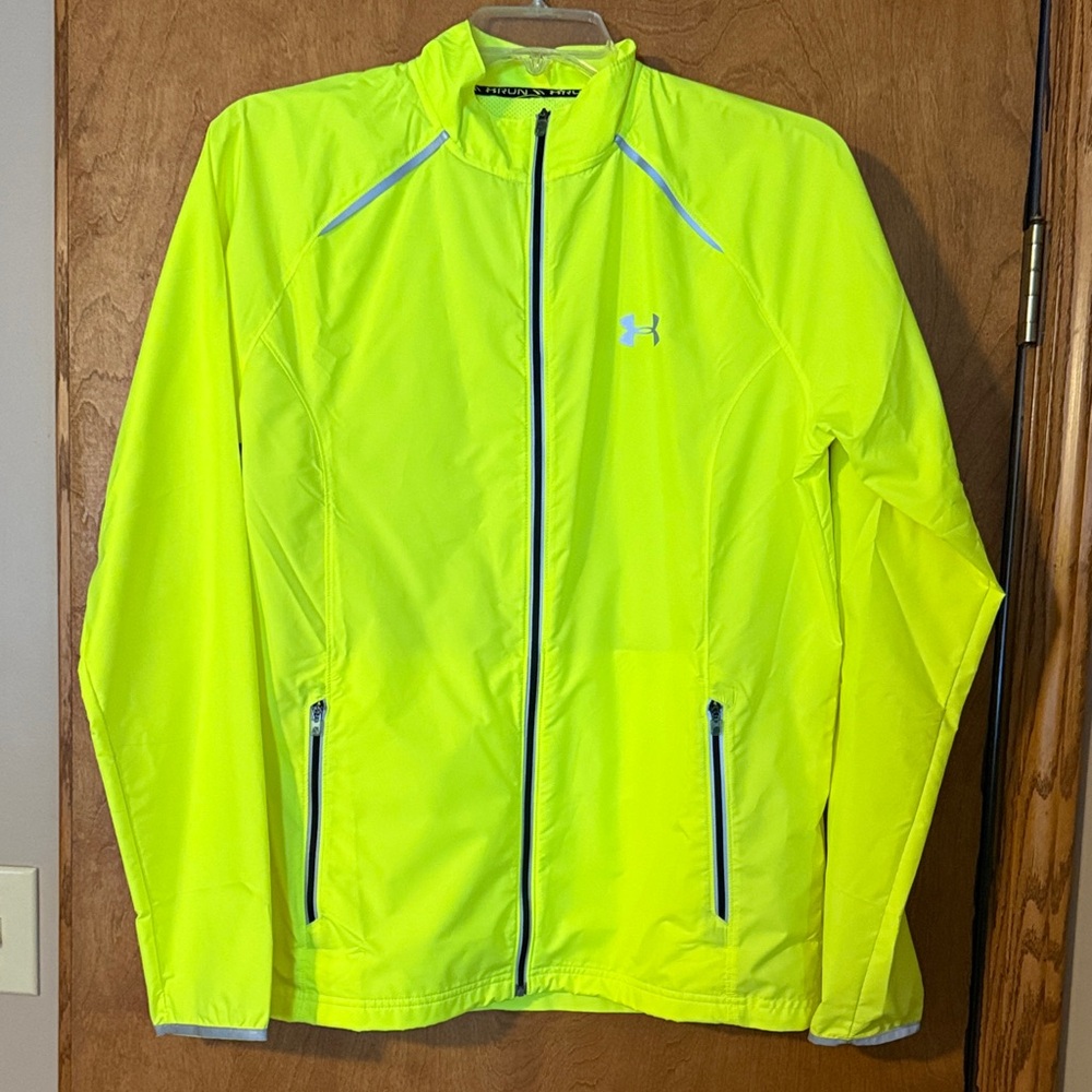 Under Armour Women’s  Bright Yellow Fitted Performance Jacket